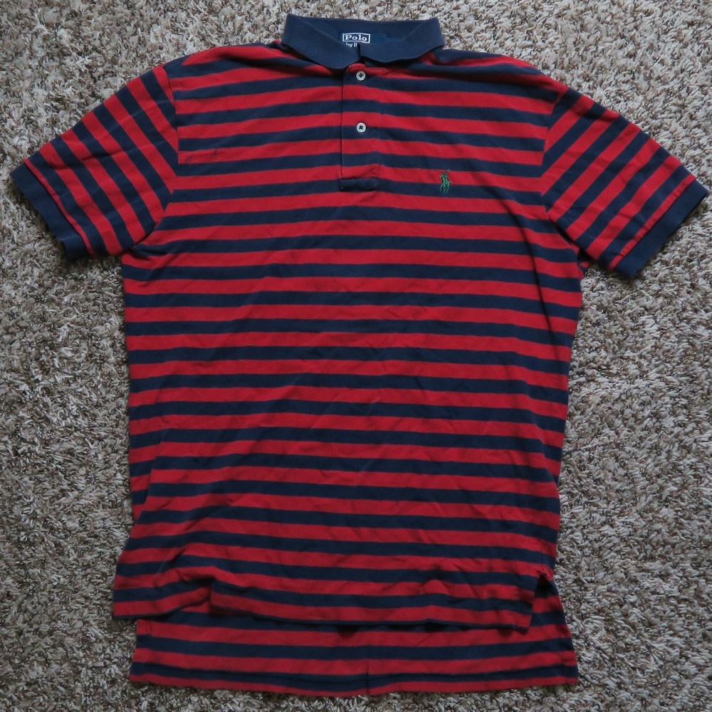 Vintage Ralph Lauren Striped Polo Shirt